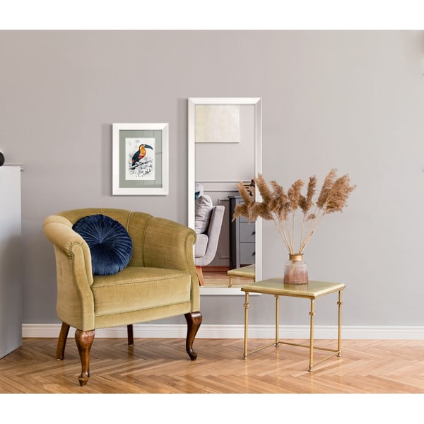Specchio da parete con cornice bianca ienne, 47 x 147 cm Paris - Styler-image-1