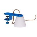 Lampada da tavolo blu con paralume in vetro (altezza 23 cm) Lure - Hübsch