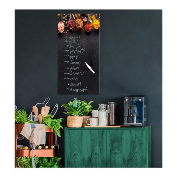 Lavagna magnetica Cucchiai scuri, 30 x 60 cm - Styler-image-1