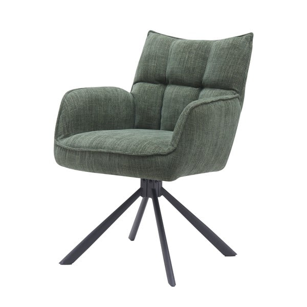 Set di sedie da pranzo verde in imbottito 2 pz Marilla – Unique Furniture