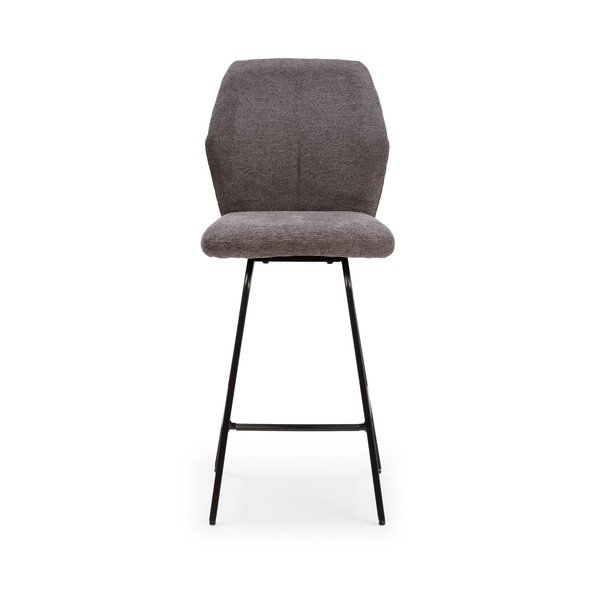 Sgabelli da bar grigio scuro in set da 4 65 cm Bei - Marckeric-image-2