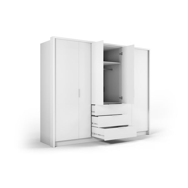 Armadio bianco 255x217 cm Wells - Cosmopolitan Design-image-4