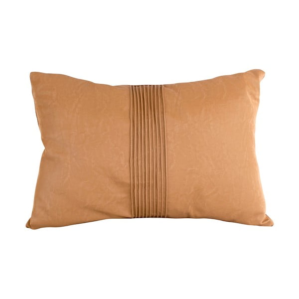 Cuscino marrone cognac PT Living Leather Look, 50 x 30 cm - PT LIVING-image-4