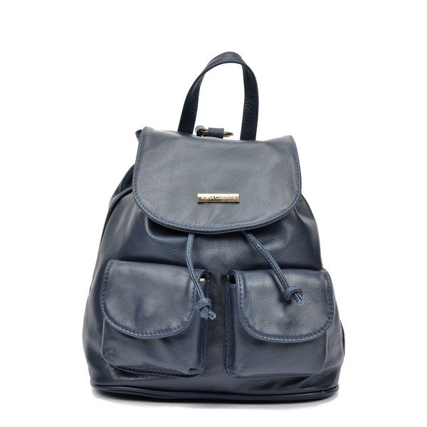 Zaino in pelle blu scuro Cleo - Sofia Cardoni