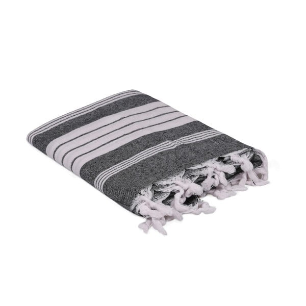 Asciugamano bianco e nero, 180 x 100 cm - Unknown