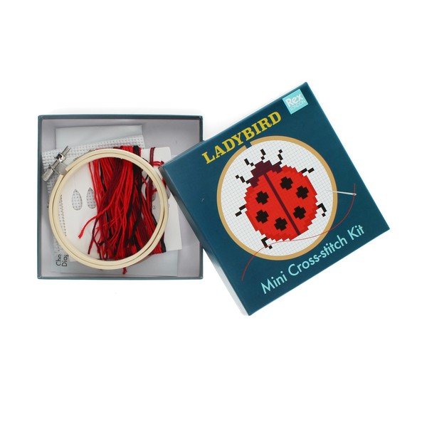 Set creativo punto-croce Cross-stitch Kit Ladybird - Rex London-image-2
