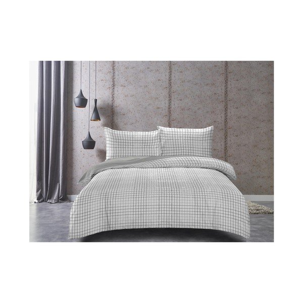 Biancheria da letto matrimoniale in cotone sateen Sparkle, 220 x 200 cm - DecoKing-image-2