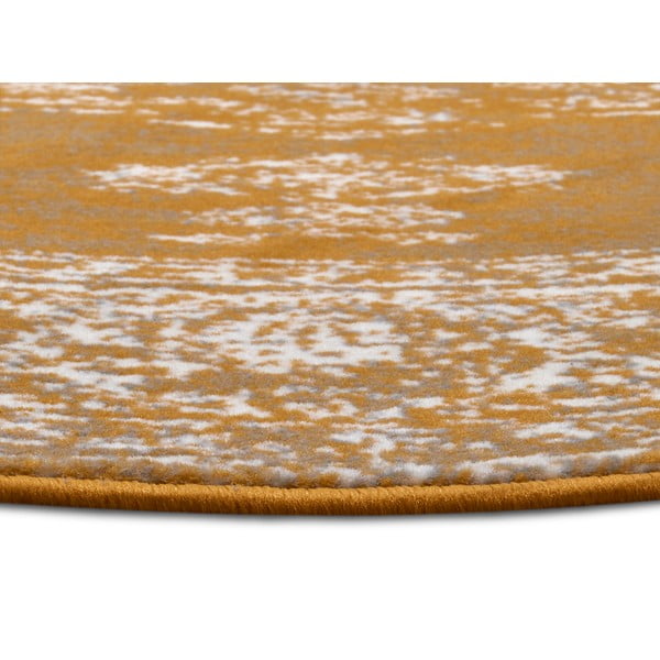 Tappeto rotondo giallo/arancio ø 160 cm Méridional - Hanse Home-image-2