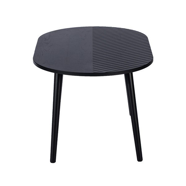 Tavolino ovale nero Leo - Bonami Selection-image-4