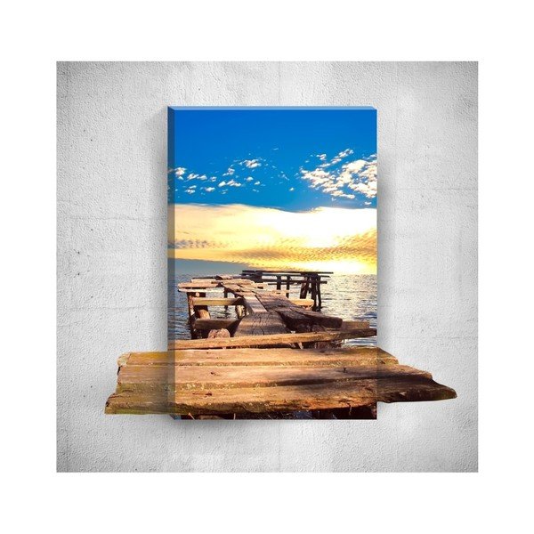 Nástěnný 3D obraz Mosticx Little Dock, 40 x 60 cm
