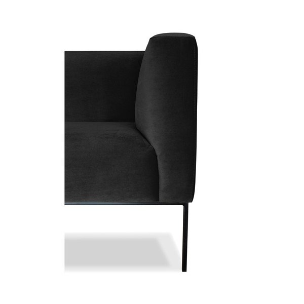 Černá dvojmístná pohovka Windsor & Co. Sofas Neptune-image-3