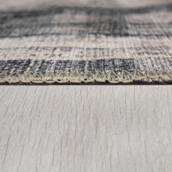Tappeto grigio lavabile 190x290 cm Silas Abstract – Flair Rugs-image-4
