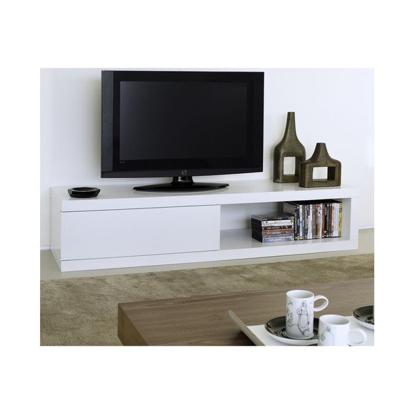 Tavolo TV bianco Atoll - TemaHome-image-1