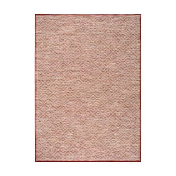 Tappeto rosso Kiara adatto all'uso esterno, 170 x 120 cm - Universal