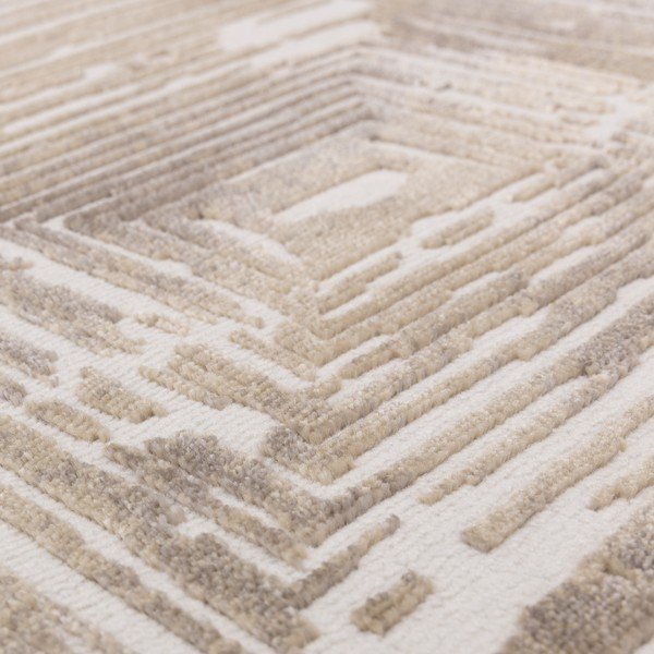 Tappeto beige 80x150 cm Kuza Lines Beige – Asiatic Carpets-image-3