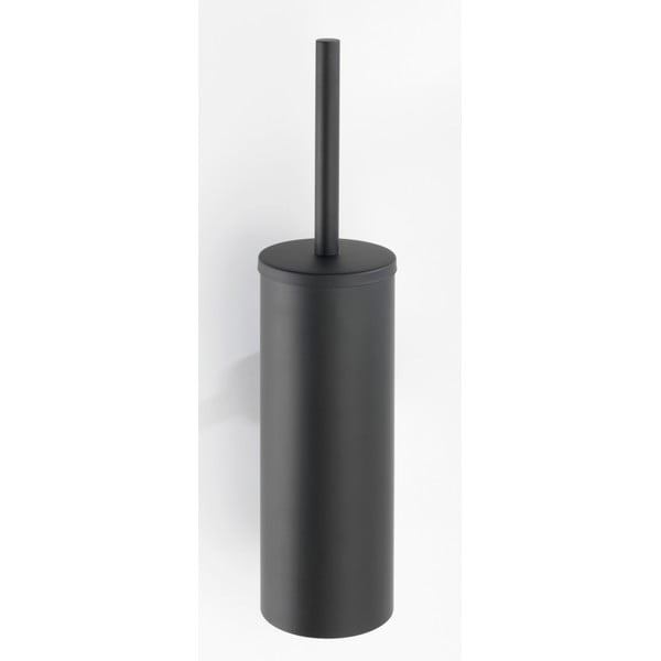 Scopino a parete in acciaio inox nero opaco Bosio - Wenko-image-1