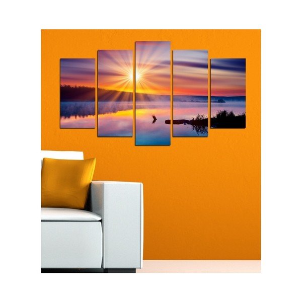 Quadro multiplo Mardo Sunset, 102 x 60 cm - 3D Art-image-1