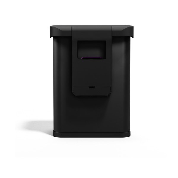 Cestino per la spazzatura nero in acciaio con sensori contactless 58 l Sensor – simplehuman-image-3