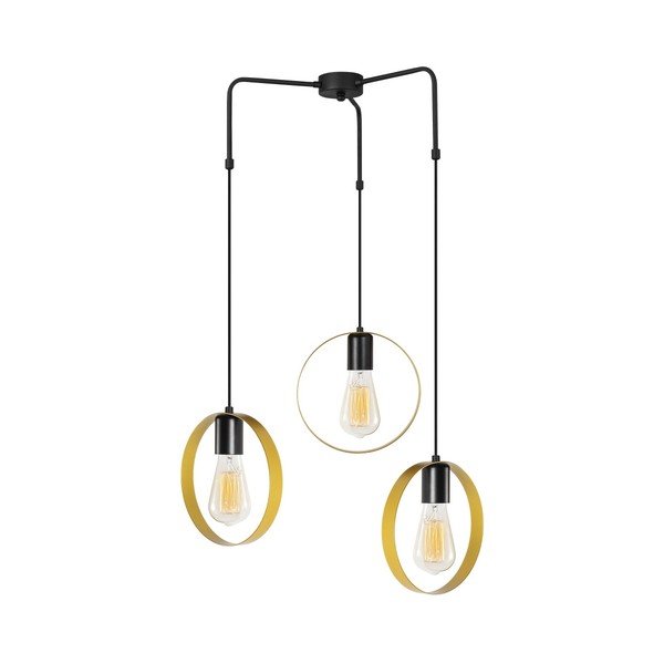 Apparecchio a sospensione in metallo nero Opviq luci Kosmos - Opviq lights