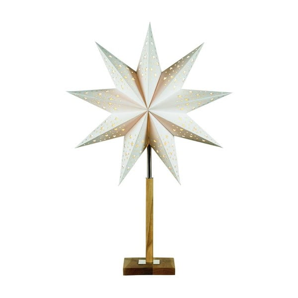 Decorazione luminosa bianca con motivo natalizio ø 45 cm Solvalla - Markslöjd