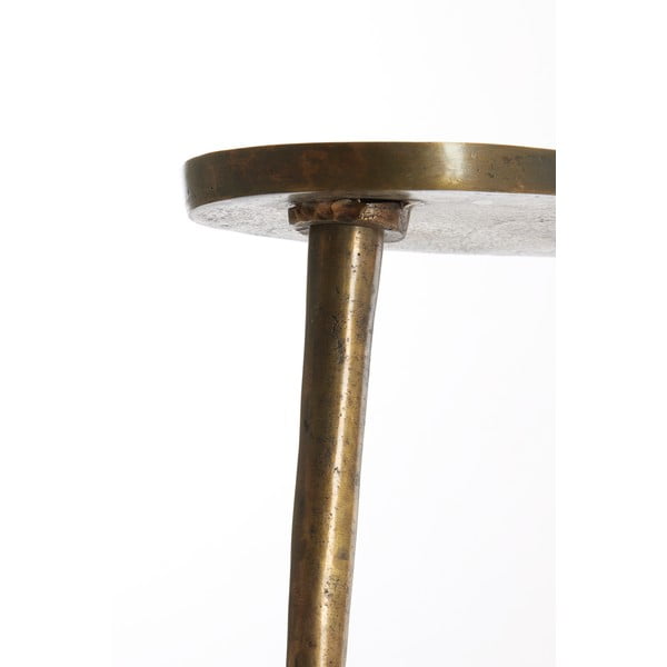 Tavolino da salotto in metallo 30x53 cm Lienz - Light & Living-image-3