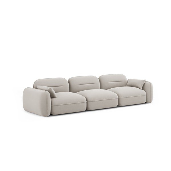 Divano in velluto crema 320 cm Audrey - Interieurs 86-image-2