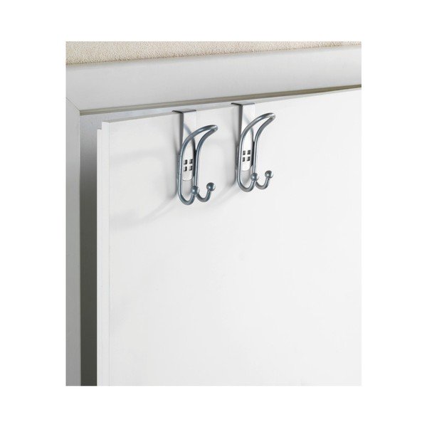Set di 2 ganci per porte in argento Gancio per porta - Wenko-image-4