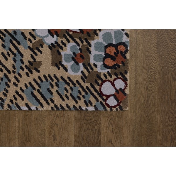 Tappeto in lana marrone 200x300 cm Paisley - Agnella-image-3