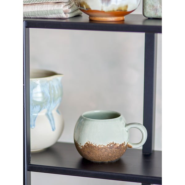 Tazza marrone e color crema in gres 410 ml Paula – Bloomingville-image-1