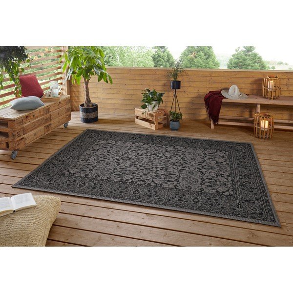 Tappeto da esterno nero e viola , 200 x 290 cm Konya - NORTHRUGS-image-2