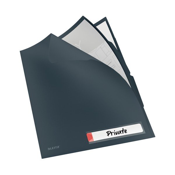 Cartelle di smistamento grigie per ufficio , A4 Cosy - Leitz-image-2