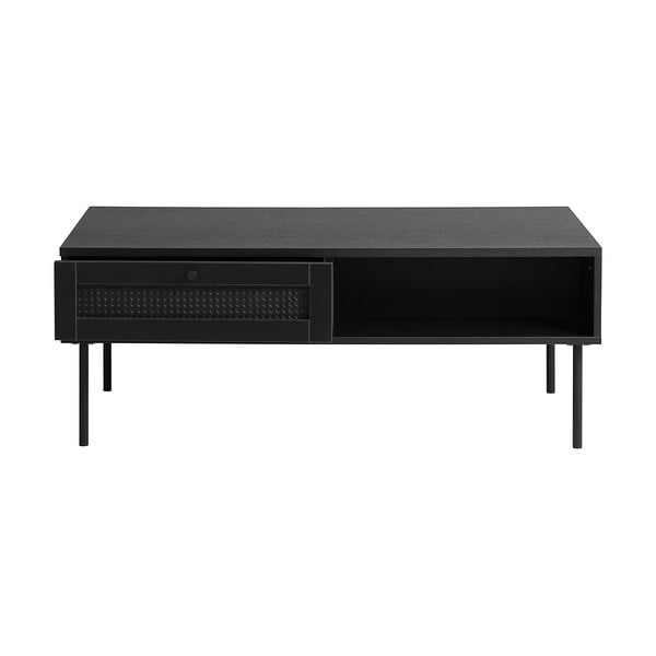 Tavolino nero 60x110 cm Pensacola - Unique Furniture