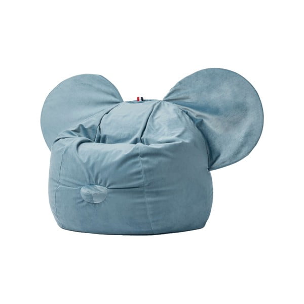 Borsa da divano per bambini in velluto blu Ears - The Brooklyn Kids