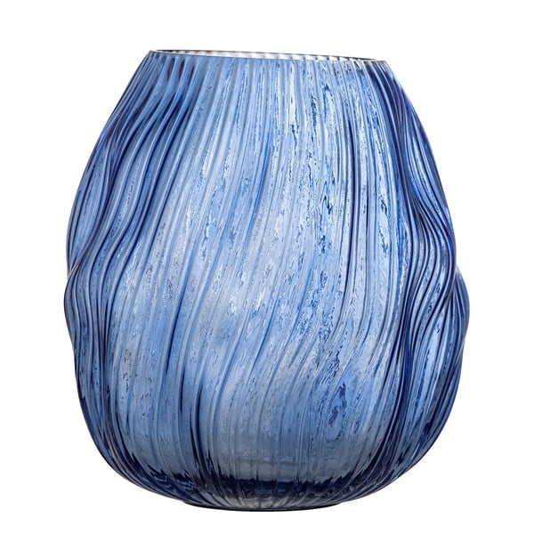 Vaso in vetro blu Leyla - Bloomingville