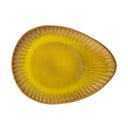 Piatto da portata in gres giallo , 34 x 25,5 cm Cala - Bloomingville