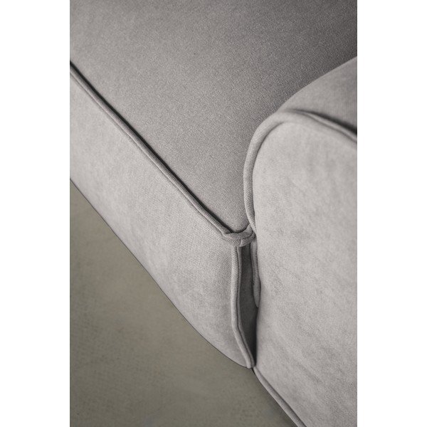 Divano angolare componibile in grigio chiaro (con penisola a destra/a forma di "U") Flex Felix – Miuform-image-4