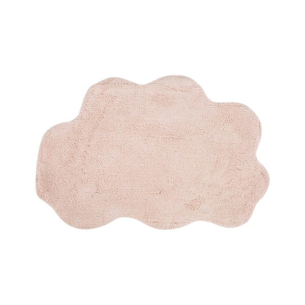Tappeto da bagno in cotone rosa Cloud - Foutastic