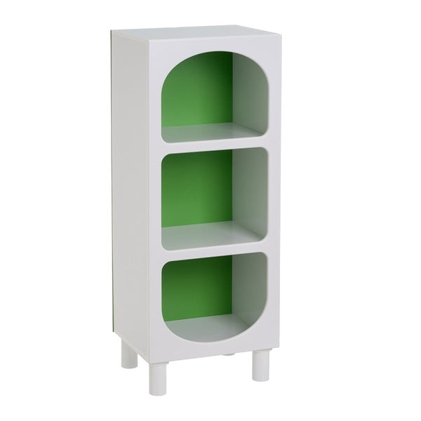 Libreria bianco-verde 40x100 cm - Casa Selección