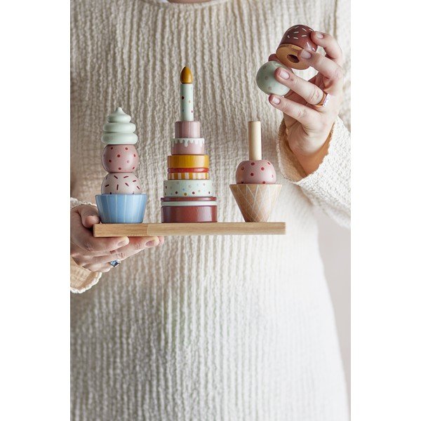 Torre impilabile in legno massiccio Celebrate – Bloomingville Mini-image-2