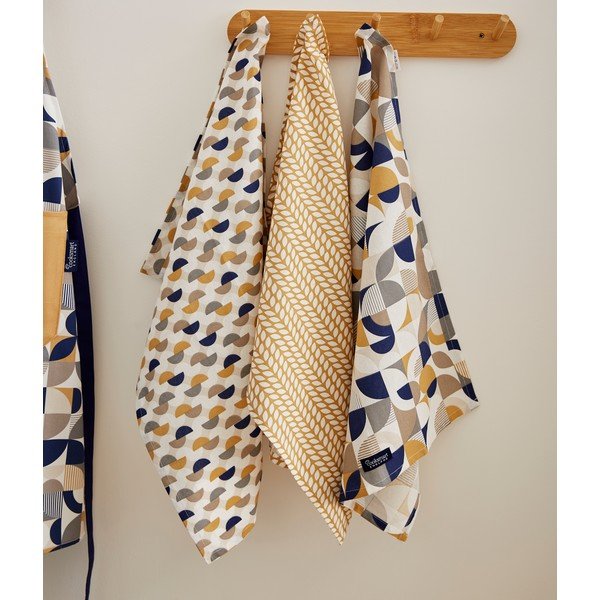 Asciugamani in cotone in set da 3 45x65 cm Bauhaus - Cooksmart ®-image-3