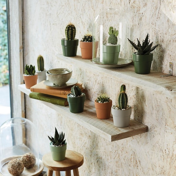 Vaso in ceramica verde chiaro Lima, ø 10 cm - Big pots-image-1