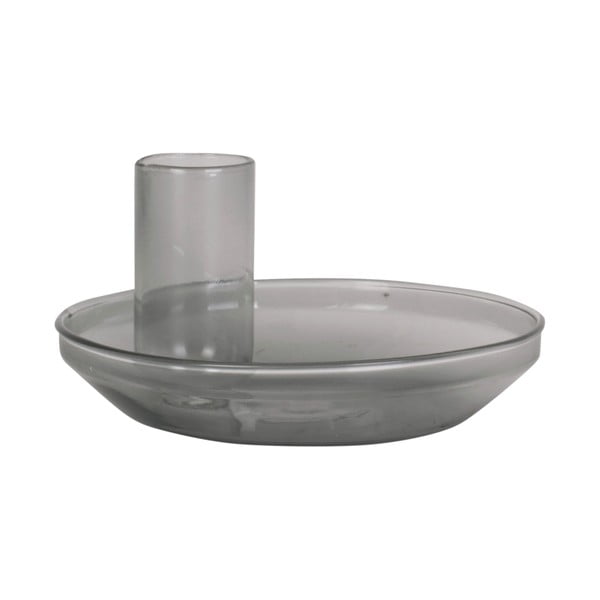 Candeliere in vetro grigio Tub - PT LIVING