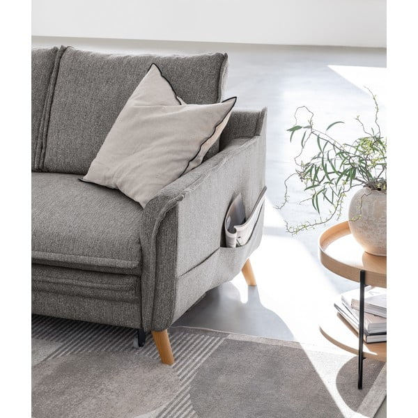 Divano letto angolare grigio (angolo sinistro) Charming Charlie - Miuform-image-4