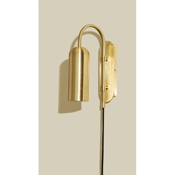 Lampada da parete dorata Zenith - Hübsch-image-4