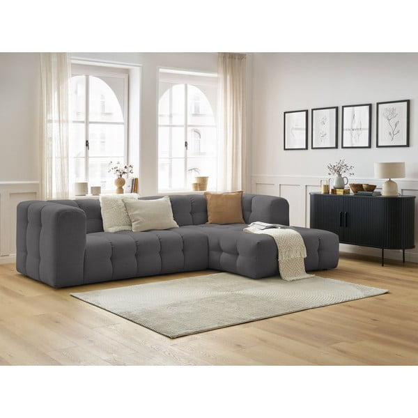 Divano angolare grigio Cloud - Bobochic Paris-image-1