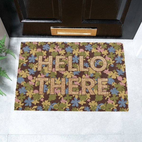 Zerbino in fibre di cocco 40x60 cm Hello There – Artsy Doormats-image-4