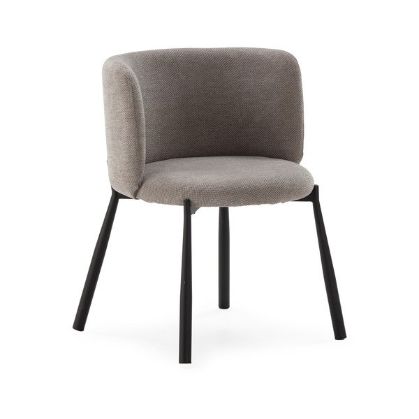 Set di sedie da pranzo grigia in imbottito 2 pz Ginny – MOME