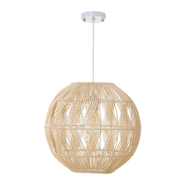 Lampada da soffitto in colore naturale con paralume in rattan ø 37 cm Natural Way - Casa Selección