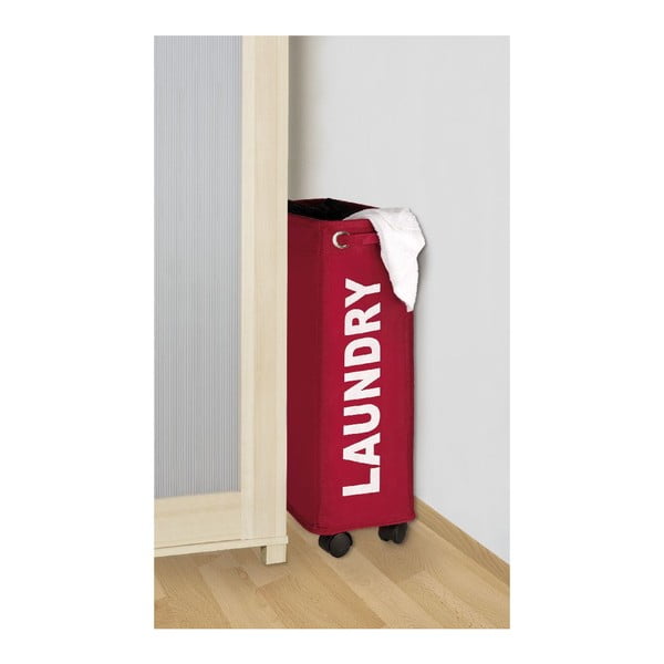 Cesto portabiancheria rosso , 44,4 l Corno - Wenko-image-1
