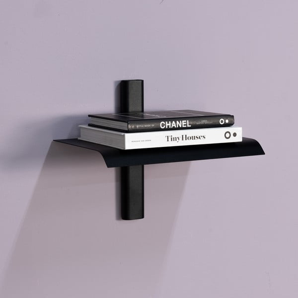 Mensola nera in metallo 28 cm Hola – Spinder Design-image-4